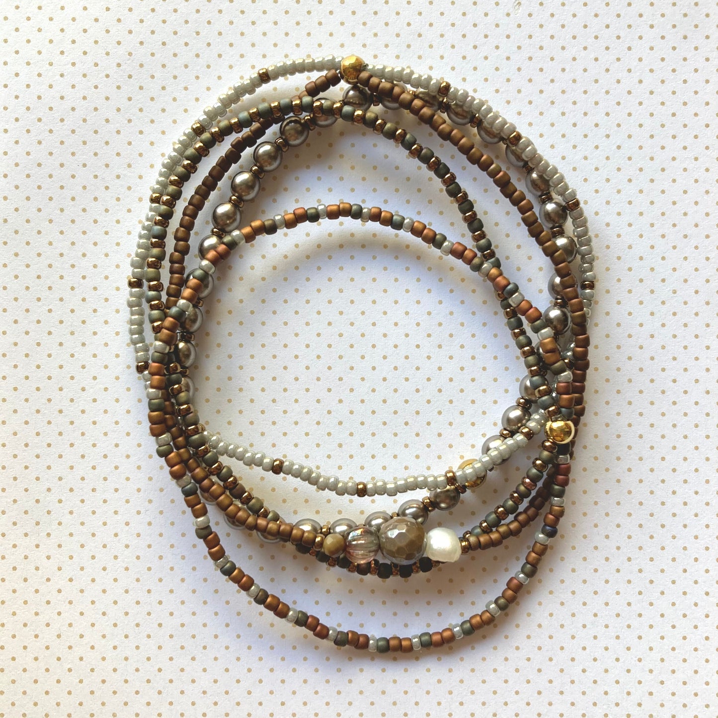 Armbandset Brown sugar