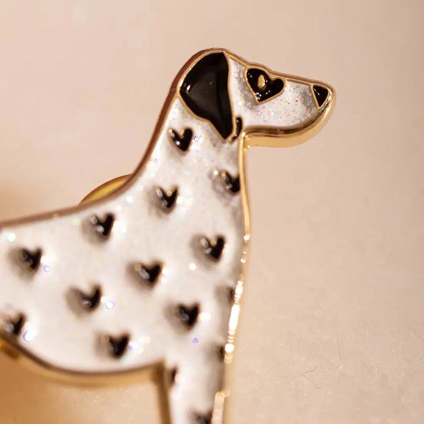 ALL THE WAYS TO SAY Emaille-Pin Dalmatiner