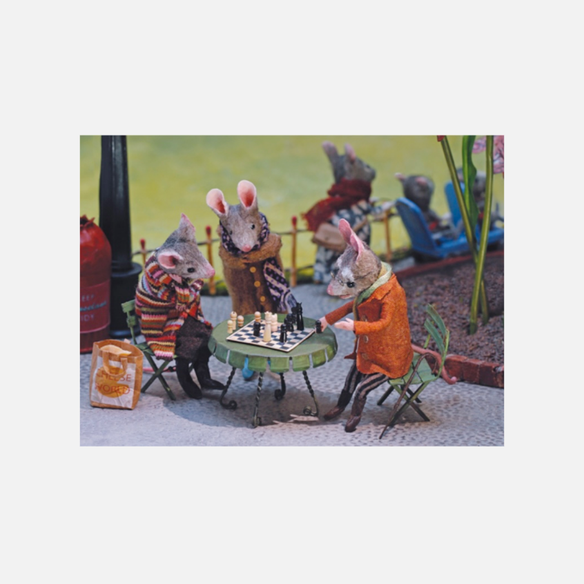 Mäuse beim Schachspielen