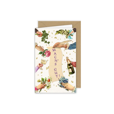 Mach’s gut Grußkarte