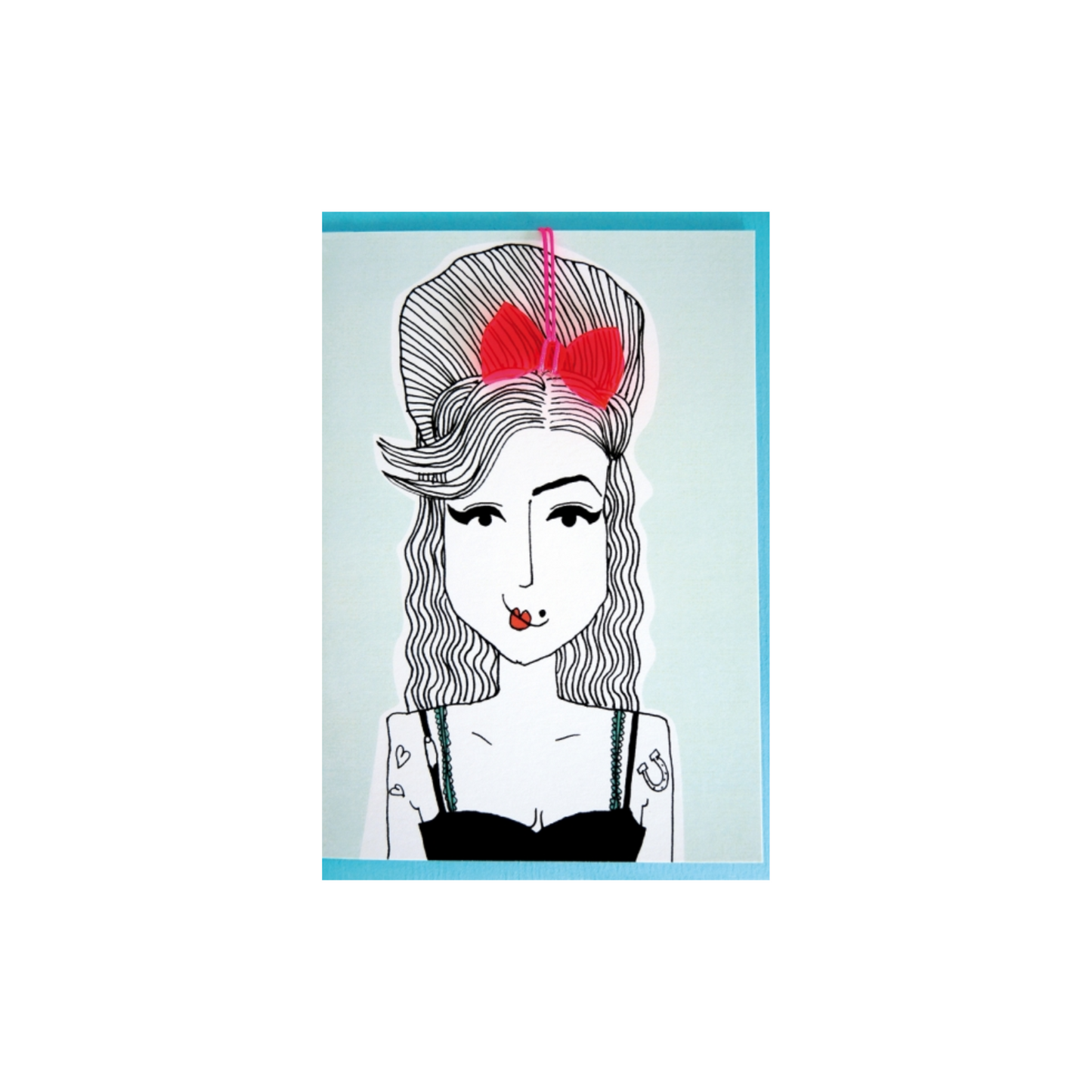 Grußkarte Amy Winehosue