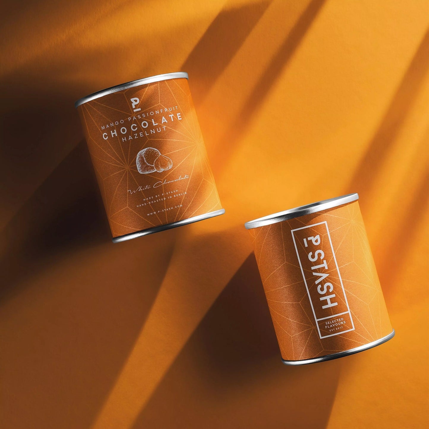 P-STASH Haselnuss | Weiße Schokolade Mango Passionfruit | 60g