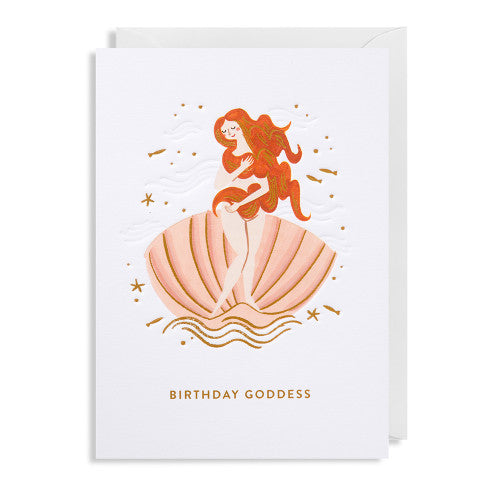 MEGHANN RADER Grußkarte Birthday Goddess | 11,5 x 16 cm