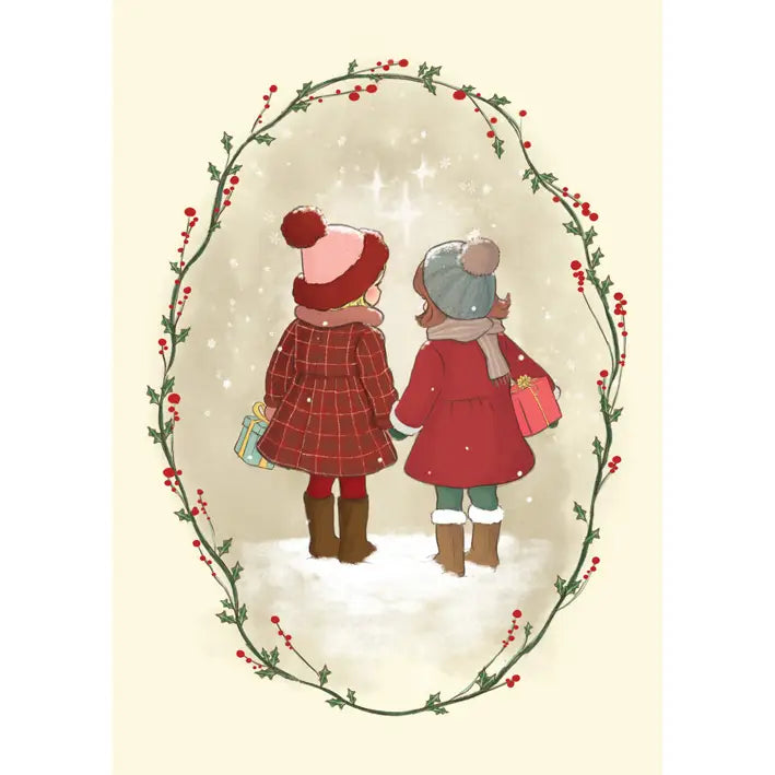 Belle & Boo Ltd Postkarte Wintermädchen | A6
