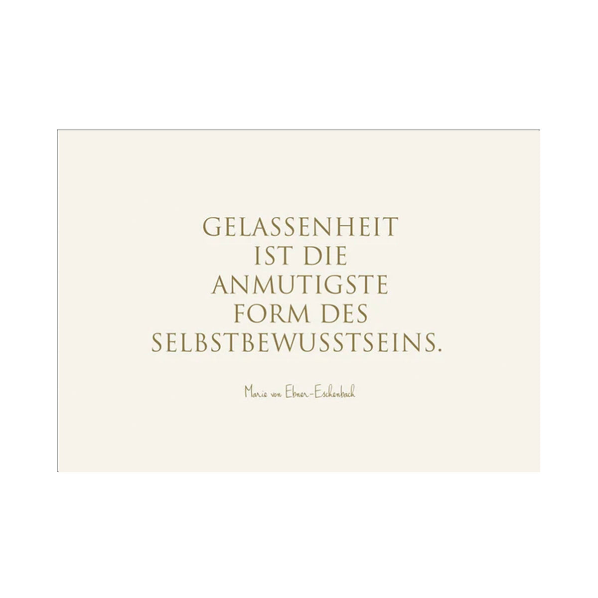 WUNDERWORT Postkarte Gelassenheit... | A6