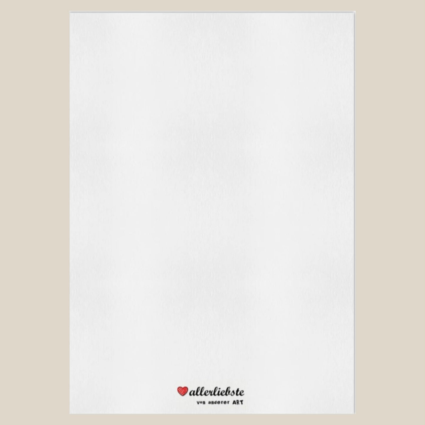 Postkarte mit Logo hinten