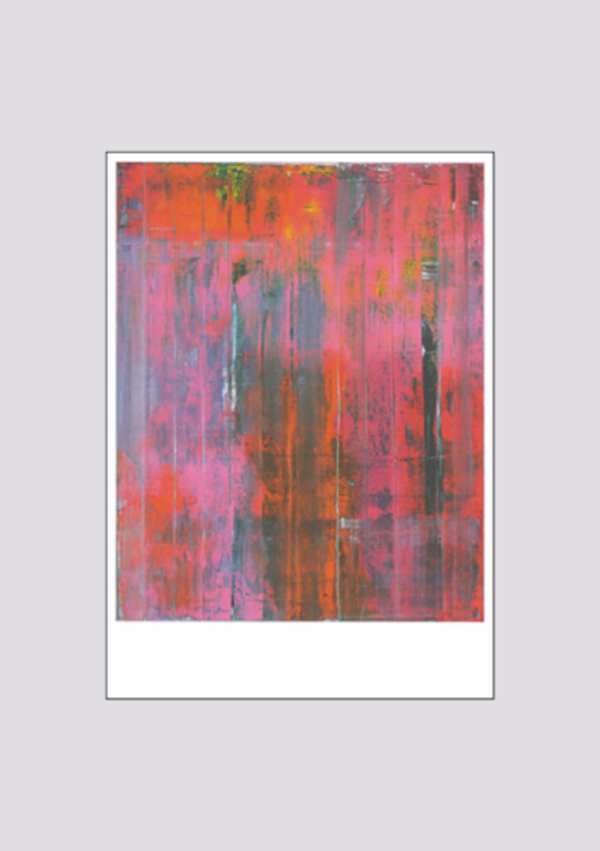 Postkarte Gerhard Richter Mauer