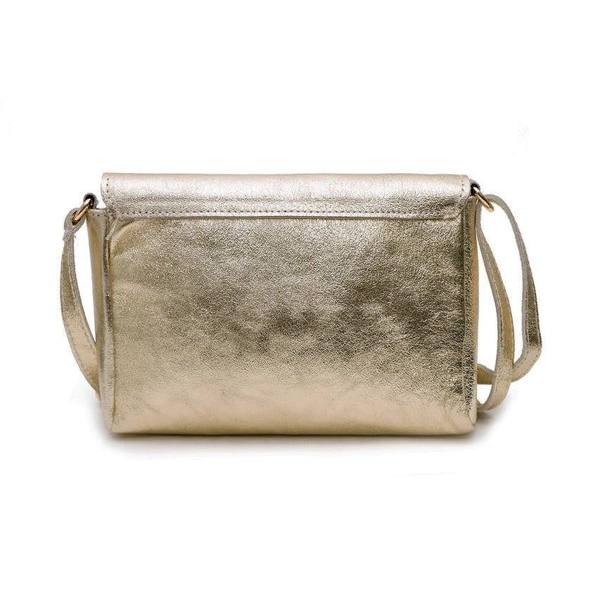 Tasche gold hinten