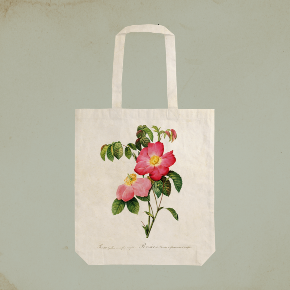 Shopping Beutel mit Rosen