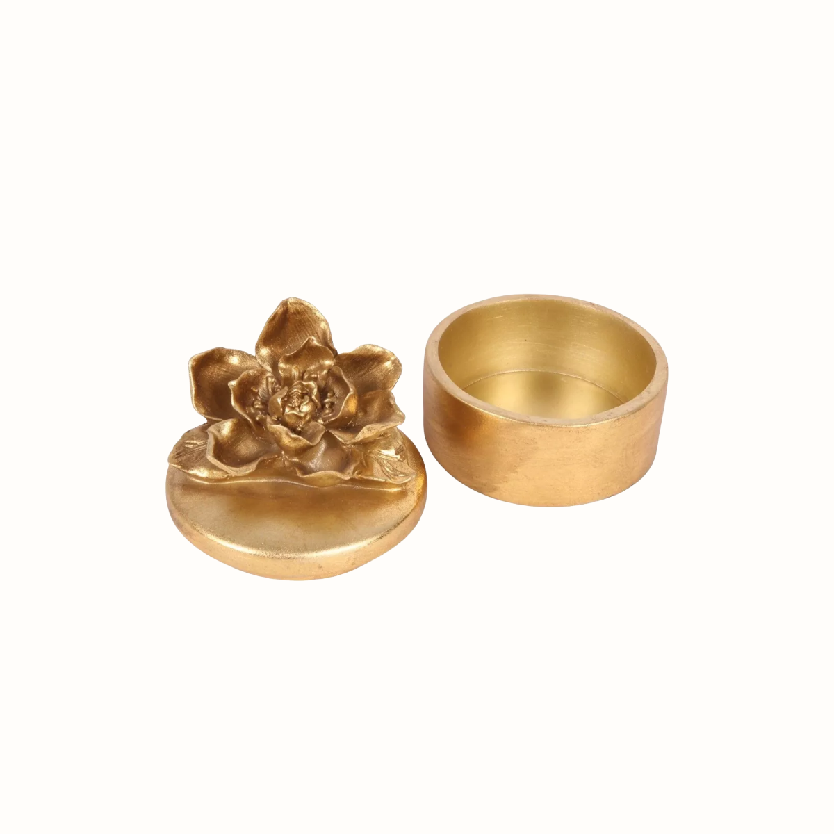 DUTCH STYLE Schmuckbox | Gold | Polyresin | D 9,5 cm