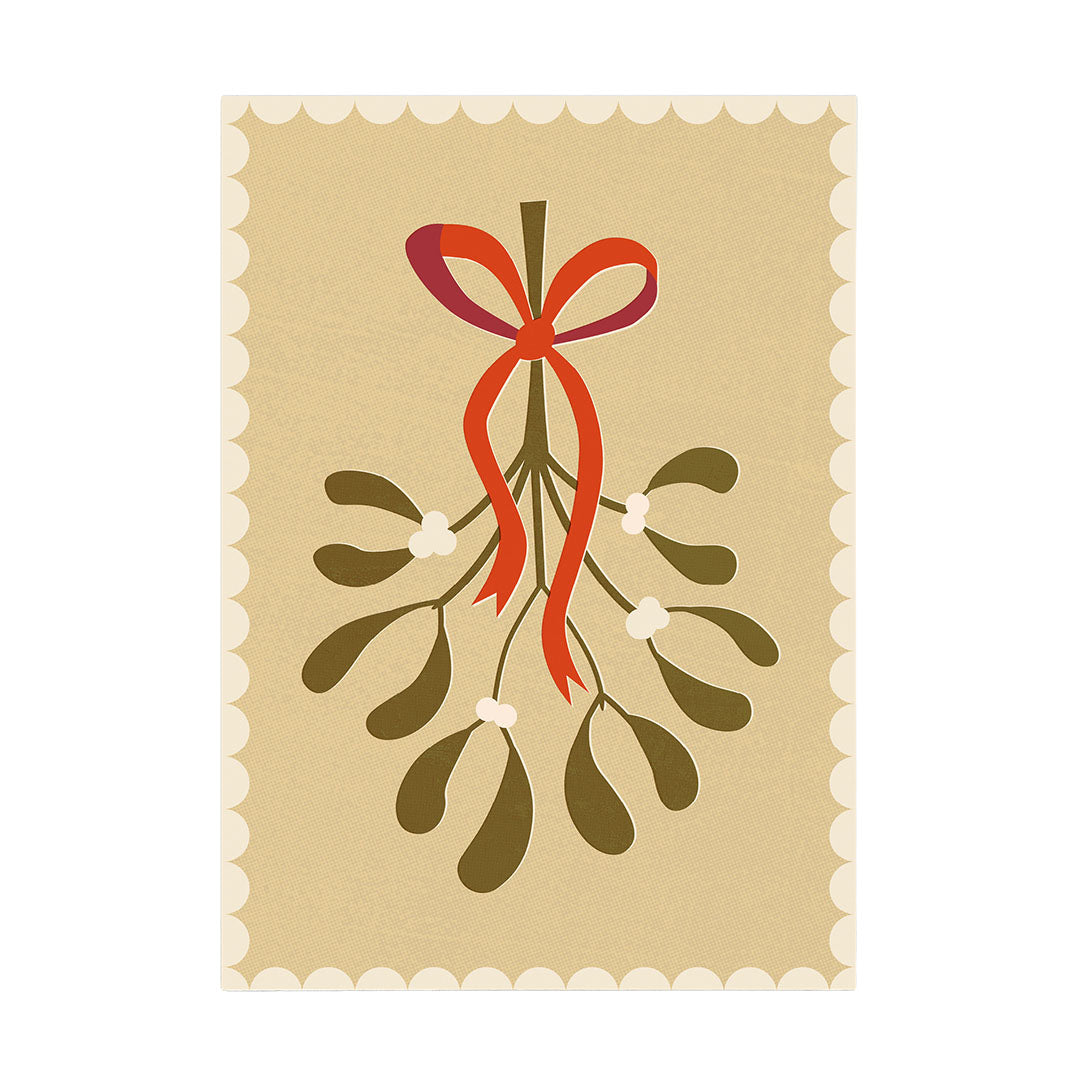 MONIMARI Postkarte Mistelzweig | A6