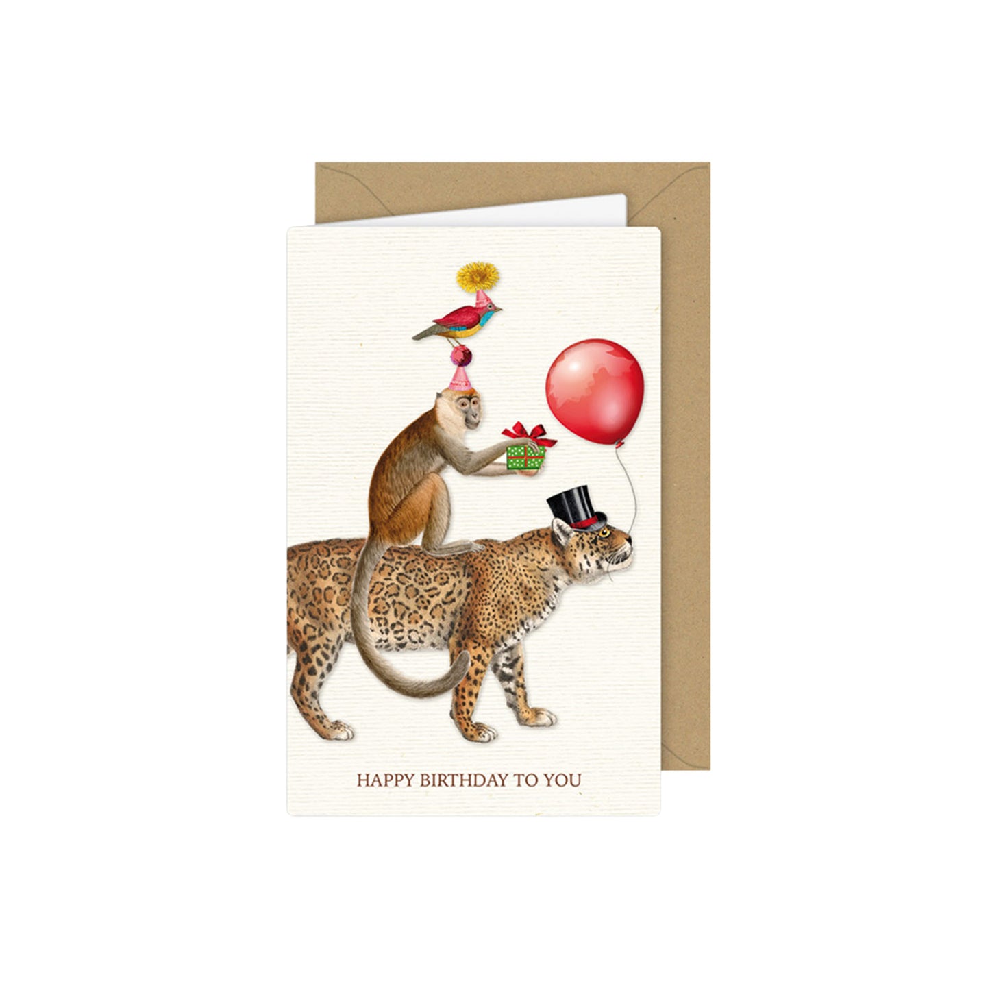 KLEINE GLÜCKSBOTEN Grußkarte Happy Birthday to you | 85 x 134 mm