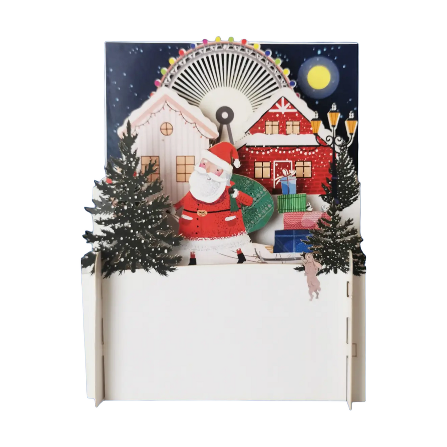 3D Pop-up Karte Weihnachtsmann