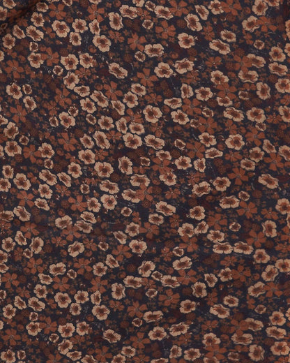 FABLE ENGLAND Schal Deco Blooms Ditsy | Schwarz | 70 x 200 cm