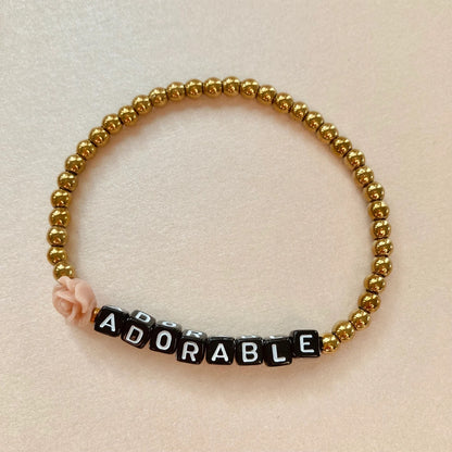 armband mit Buchstaben adorable