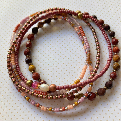 Armbandset blush berries