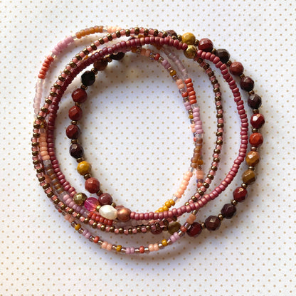 Armbandset blush berries