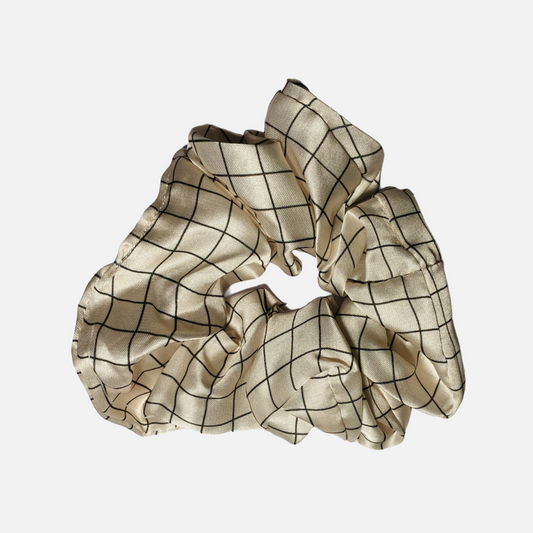 Haargummi scrunchie kariert