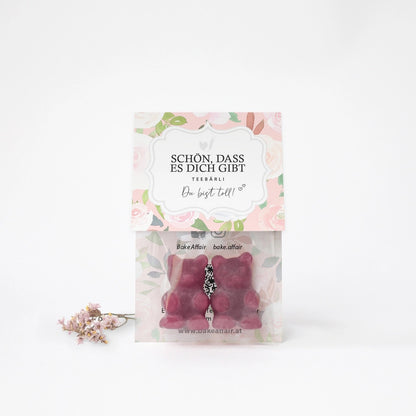 BAKE AFFAIR Teebärli Schön, dass es dich gibt | Johannisbeere Kirsche | 10 g