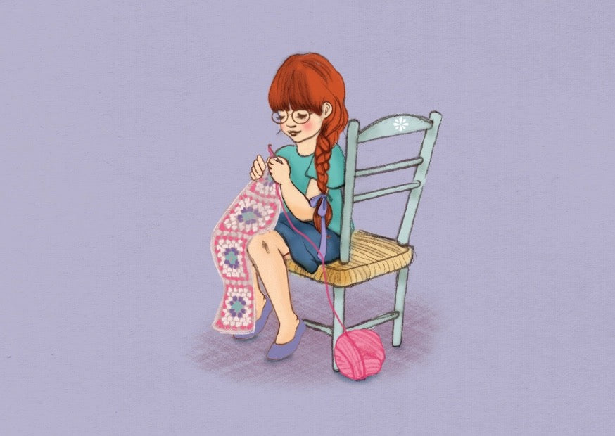 Belle & Boo Postkarte Häkeln | A6