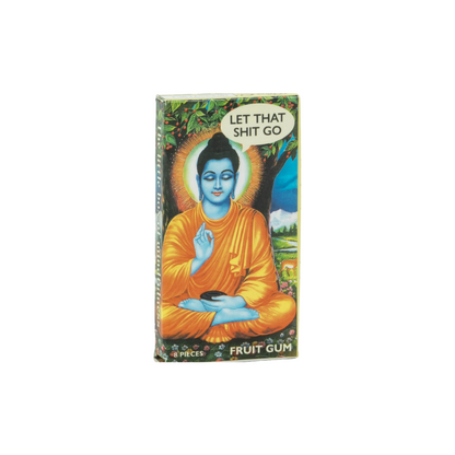 Kaugummi  mit Spruch Let That Shit Go