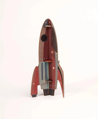 Rakete aus Holz