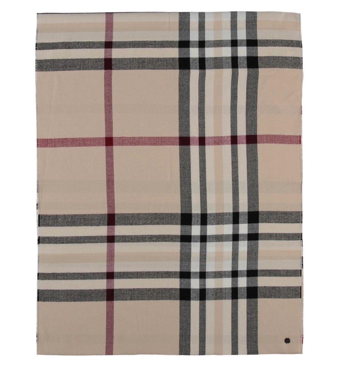 Karierter Loop beige
