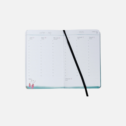 Gaelle Boissonard Taschenkalender 2025 offen