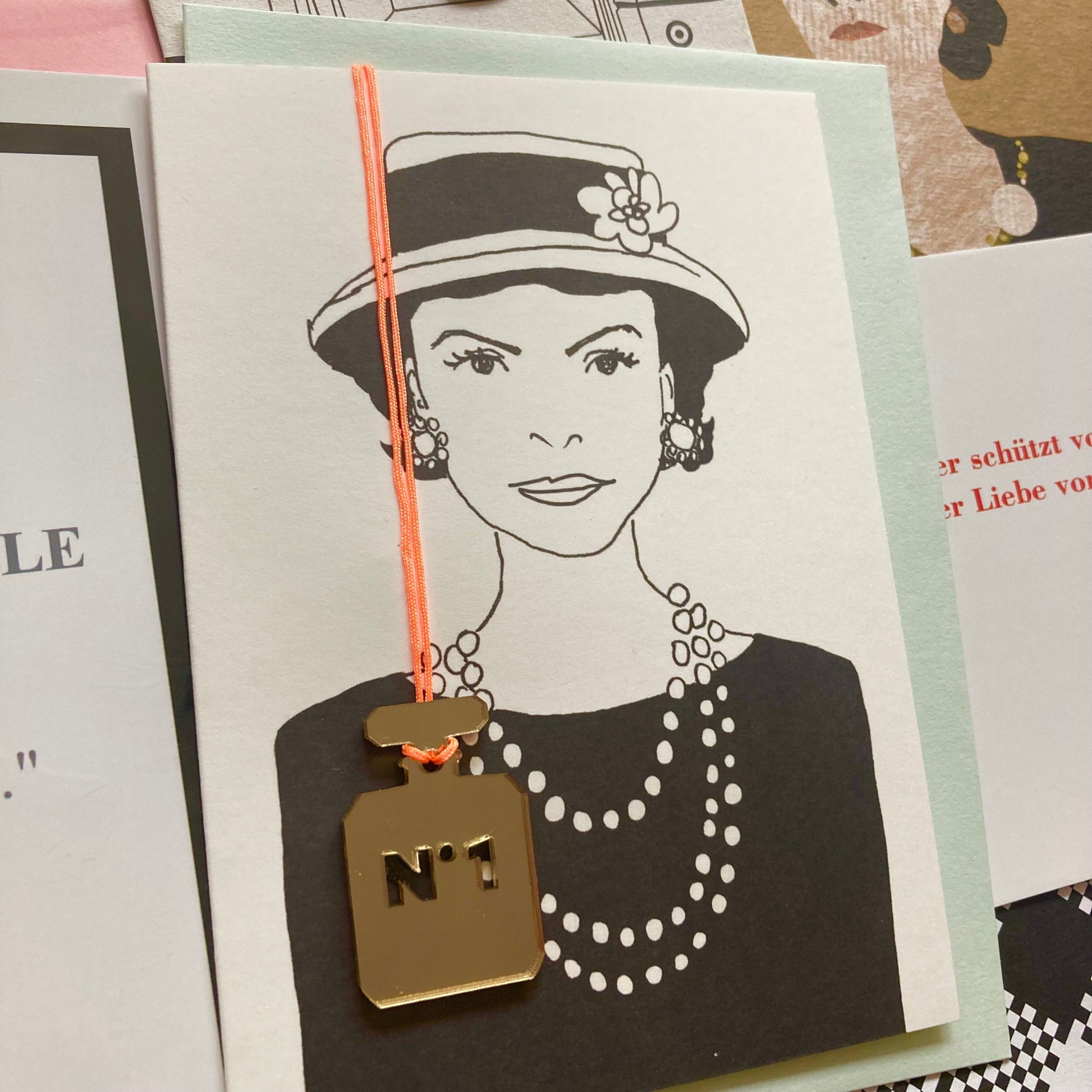 GrußKarte coco Chanel 