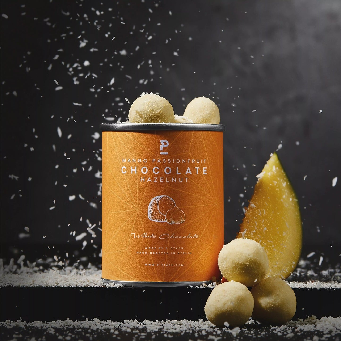 P-STASH Haselnuss | Weiße Schokolade Mango Passionfruit | 60g