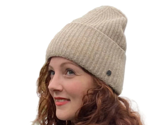 FRAAS Strickmütze | Camel