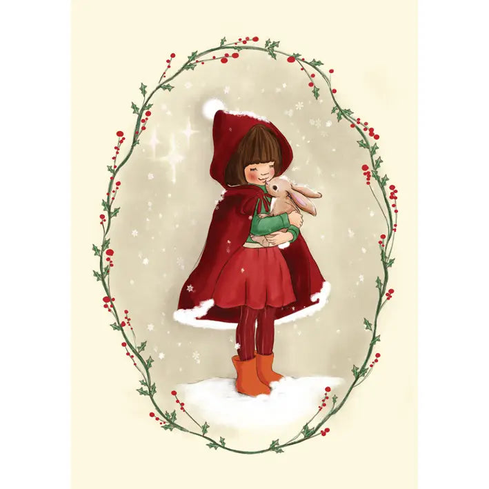 Belle & Boo Ltd Postkarte “Weihnachtskuscheln”