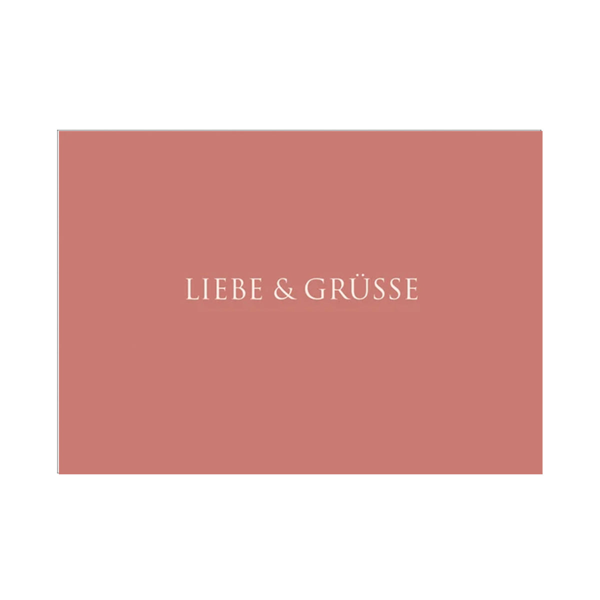 WUNDERWORT Postkarte Liebe & Grüße | A6