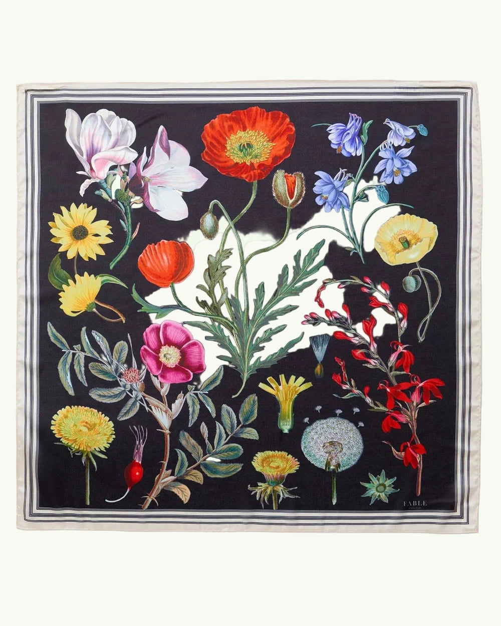 FABLE ENGLAND Tuch Floral Specimens | 70 x 70 cm