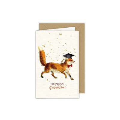 Klappkarte mit Fuchs