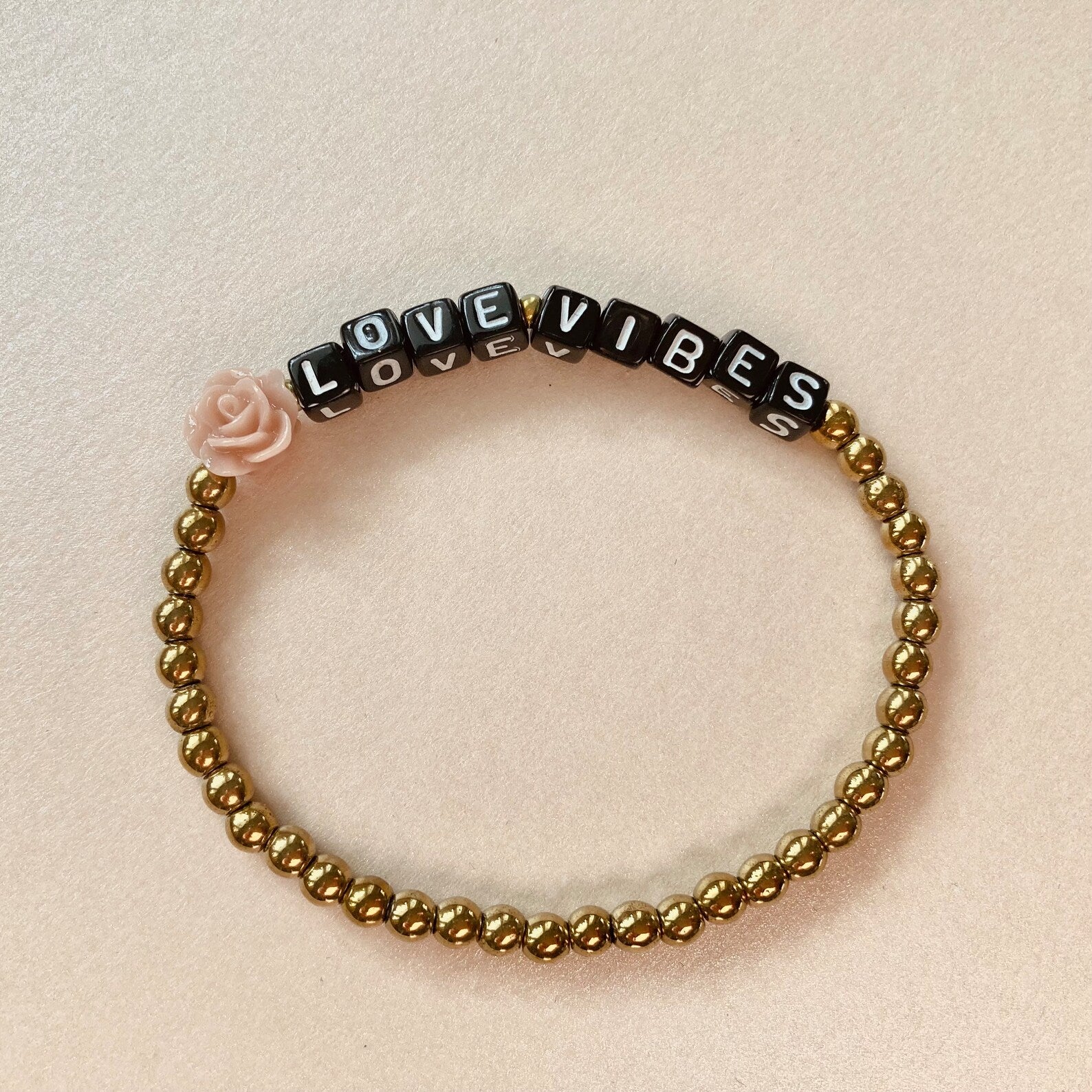 Armband statement Love vibes