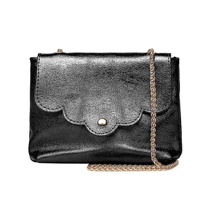 metallictasche schwarz