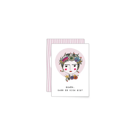 Minikarte Illustration Frida