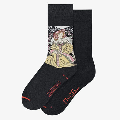 Socken mit Mucha 