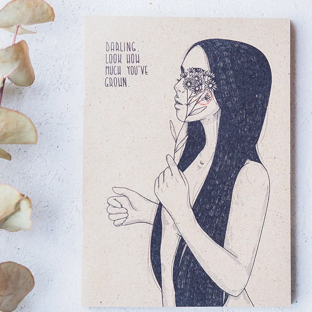Notizbuch mit Illustration