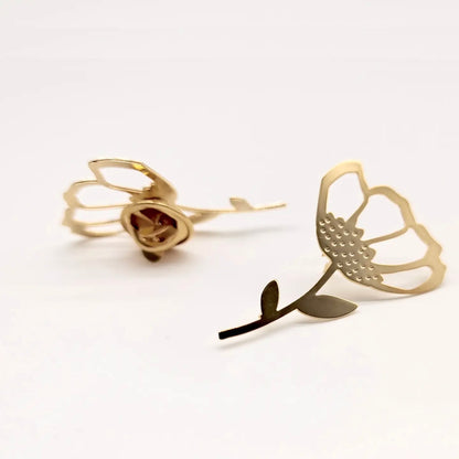 Blumen Brosche