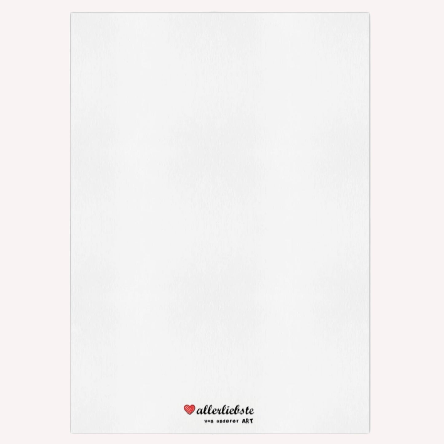 Logo auf Postkarte hinten