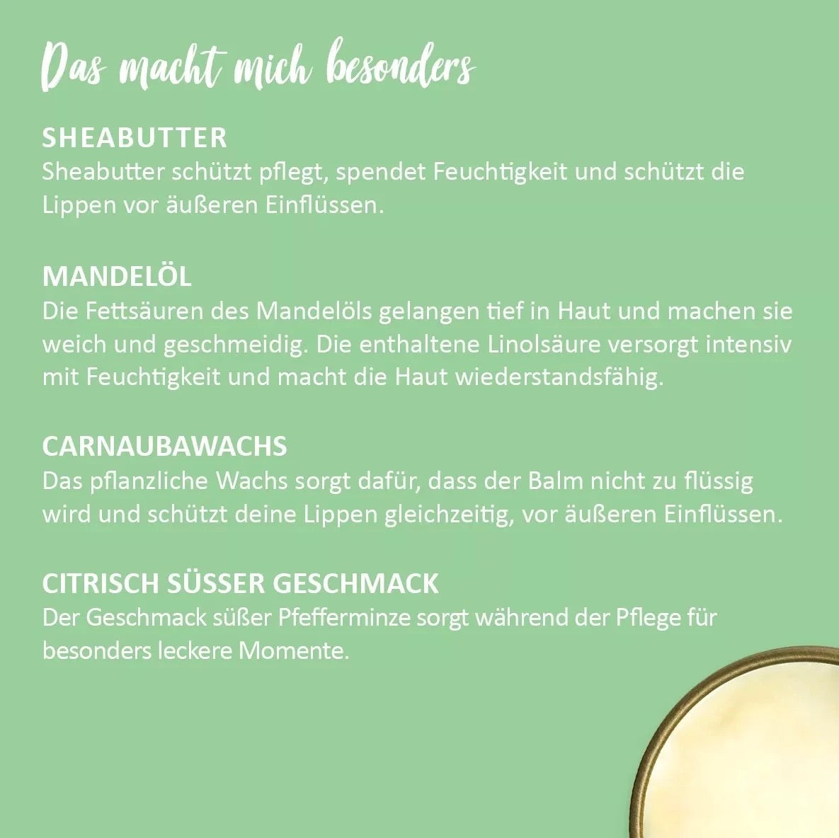 Informiert Lippenpflege 