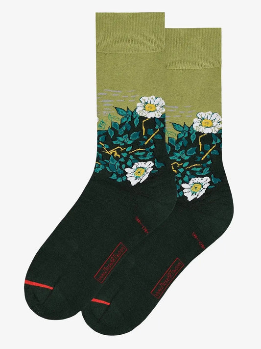 Socken wilde rosen van gogh