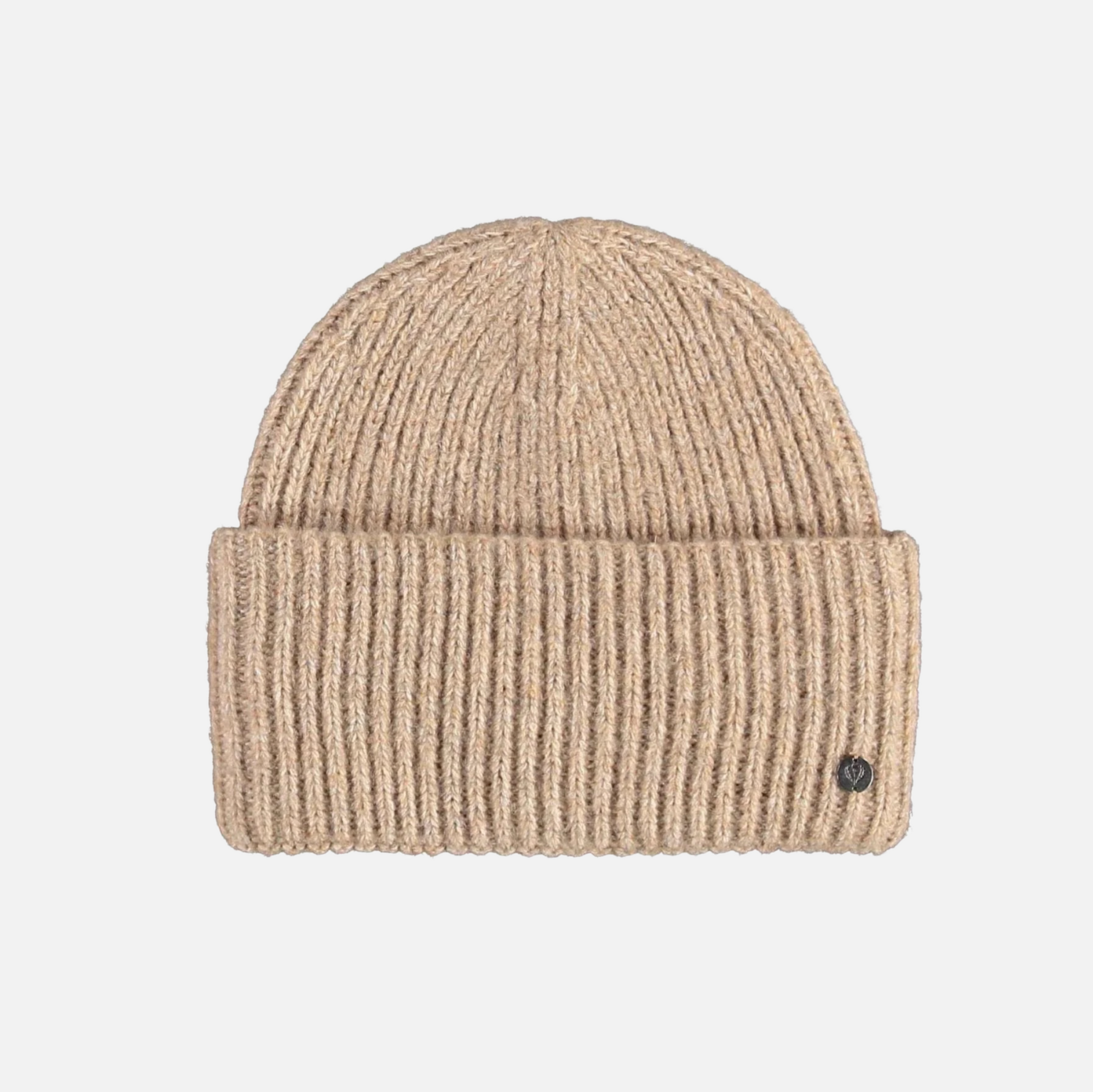 Strickmütze in beige 