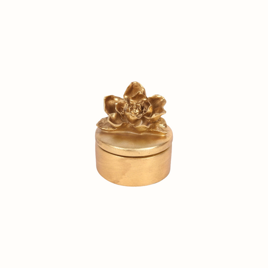 DUTCH STYLE Schmuckbox | Gold | Polyresin | D 9,5 cm