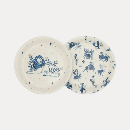 Zwei Untersetzer Sternzeichen Löwe