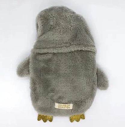 Wärmflasche von hinten