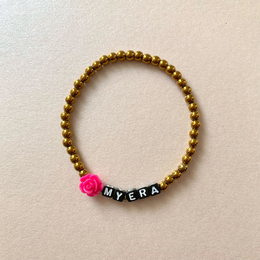 MY ERA Statement-Armband mit Hämatitperlen | 17,5 cm