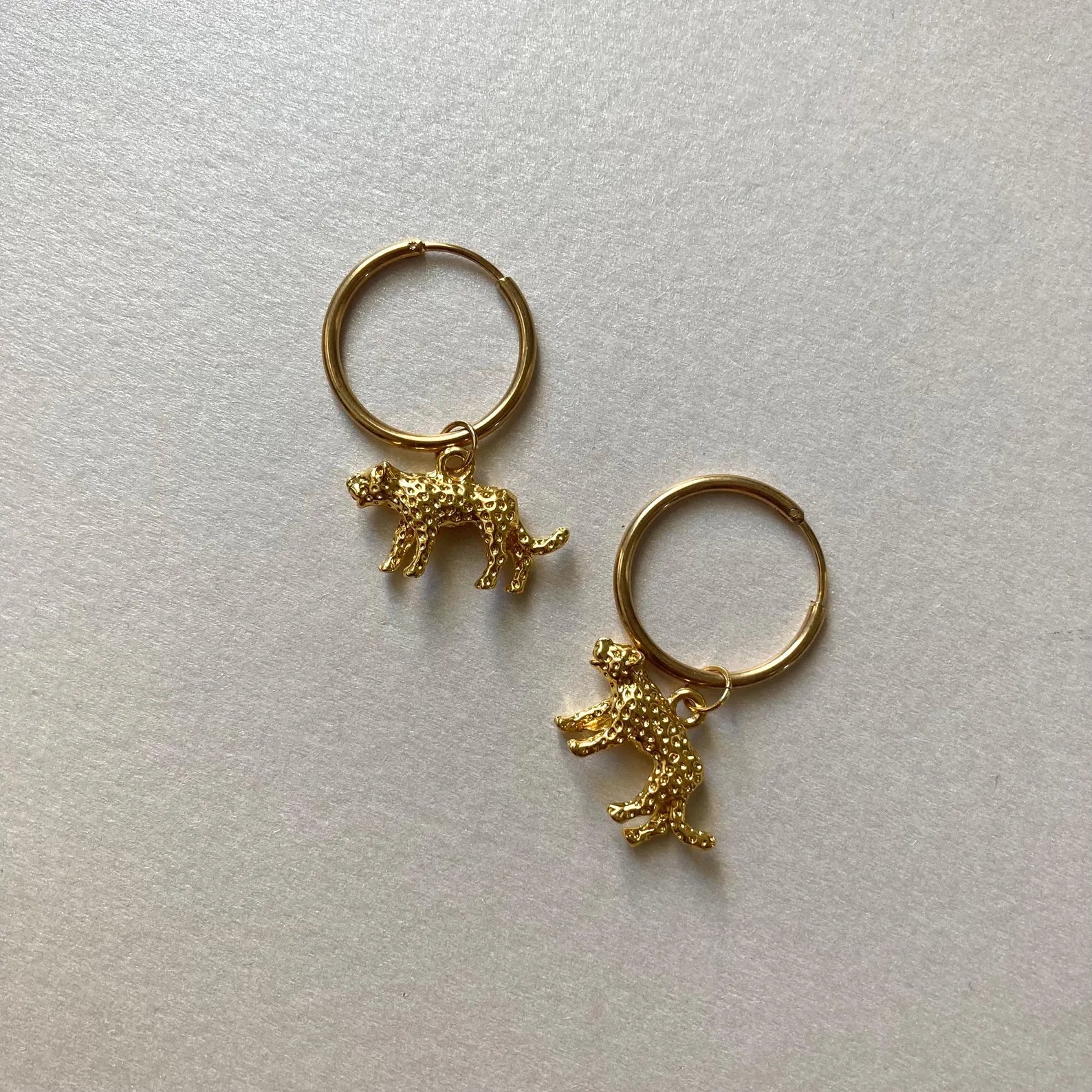 Creolen Leopard Gold